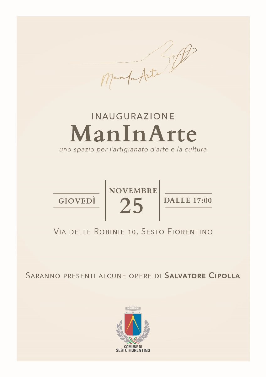 Inaugurazione ManInArte